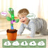 USB Charging Dancing Talking Cactus Toy - Baby Toy with 120 English Songs and Mimicking Feature