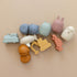 Toys-5 Pack Brooklyn Neutral Non Toxic, Silicone Bath Animal Bathtub and Water Toys for Babies