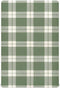 YANENDIE Olive Green Gingham Plaid Crib Sheets - Boys & Girls Cotton Crib
