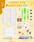Set, 8-12 4 YAUNGEL Paint & Plant Flower Kids Gardening Arts and Crafts for Kids Ages Plant Growing Kit with Pots