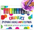 Ooly Chunkies 24 Paint Sticks For Kids, Tempera Paint Sticks Variety Set,