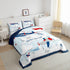 Set Set, Set 1 Erosebridal Helicopter Comforter Baby Nursery Toddler Bedding for Boys Airplane Twin Bed Comforter