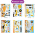 OTAITY 24 Sheets Make Your Own Construction Vehicle Stickers for Kids Boys, Make-a-Face Engineering Vehicles Fire