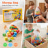 28PCS 1.3 Inch 3-6, LovesTown Large Magnetic Blocks for Toddlers Ages Magnet Building Cubes Montessori STEM Preschool