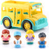 PLAY Yellow School Bus Toy for Toddlers with Figures and Driver |