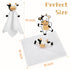 16 Inch Pro Goleem Cow Security Blanket Soft Loveys for Babies for Boys and Girls Newborn Lovie Infant Blankie Cow Baby