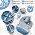 24 Pack Set Yinder Silicone Baby Feeding Baby LED Weaning Supplies Includes Suction Divided Plates Soft Bowl Spoons
