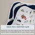 Cozy 50x50" Pobibaby Stretchy Quilt for Infants and Toddlers - Explore Design