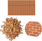 Cayway Mini Red Wall Bricks - 560 Pcs, Ideal for Landscaping, Dollhouse