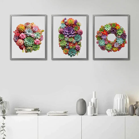 200 12.6" 7.8" Delobil Mothers Day Puzzles for Adults with Puzzle Saver - Succulent Wooden Puzzle Gifts for Mom Unique