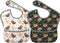 Qwalnely Sloth Baby Stuff Baby Bibs 2Packs for 6-24 Months Waterproof Washable Fabric