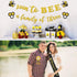 Bumble Bee Baby Shower Decoration Set, Soon to Bee A Family of Three Banner, Gender Reveal Party Supplies