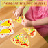 Make a Pizza Stickers - Pizza Crafts Party Supplies and Decorations for DIY Arts Birthday Games (36 Sheets)