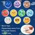 Haooryx 60Pcs Solar System Mini Eraser - Novelty Outer Space Pencil Erasers for Student Homework Rewards