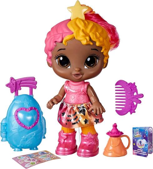 Baby Alive Star Besties Doll - Bright Bella, 8-inch Space-Themed Doll for 3 Year Olds and Up