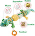 Infant Musical Stuffed Animal Toys - Activity Soft Sensory Toy with Teething Toys, Crinkle Sound, Rattles