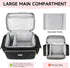 Jaffzora S1 S2, Pack,Black Breast Pump Bag Compatible with Spectra and Breastmilk Baby Bottle Cooler Bag with Ice