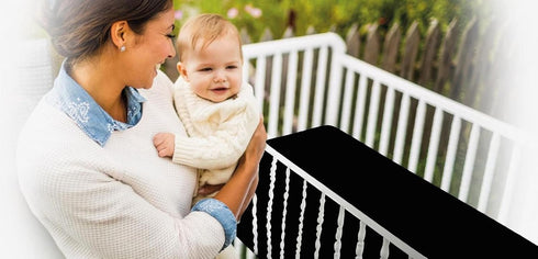 100% Cotton Black Soft and Comfy Fitted Crib Sheets for Standard Crib and Toddler Mattresses, Hypoallergenic