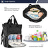 Emelivor Backpack Backpack Leopard Black Diaper Bag Large Capacity Travel Baby Bags Diaper Bags for Boy Girl Mama