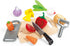 Hape Cooking Essentials Toy | Play Food Cutting Vegetables Set for Kids,