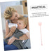 Zerodeko Milk Powder Stirring Stick Longer Cartoon Handle Color Changing Baby Milk Mixer Mixing Tool for Infants Easy