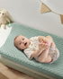 Changing Pad Cover - Ultra Soft Minky Dots Plush Covers for Baby Girls and Boys, 2 Pack (Roman Green & Lily White)