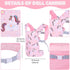 18INDC 5 16-22 Inch Backpack Set 17-18 Inch Pcs Doll Carrier and Accessories for Baby, Carrier With Stuff for Dolls