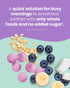 Fiber-Packed 12 Pack Amara Breakfast Oat Melts - Organic Toddler Snack - Single Serve Oat Bites with Real Fruit, No