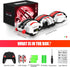 BAZADER RC Cars with LED Lights, Remote Control Snake 360° Roll Toys, Birthday Gift for Kids Age 7-11+, 2 Batteries
