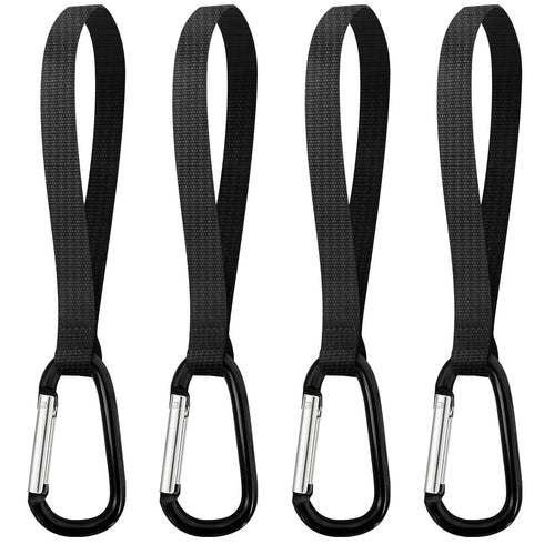 GuoluvSoo 4 Pack Stroller Hooks Multifunctional Clips for Bags, Diaper Bags, Purse &