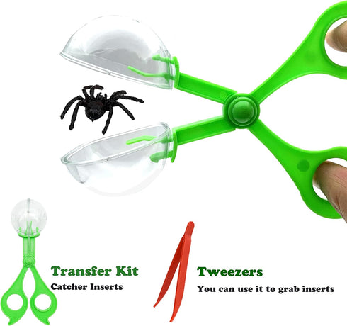 Bug Catcher Kit, Outdoor Nature Explorer Kit with Tweezers, Magnifying Glass, Science Educational Bug Observation