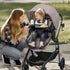 Eiszhjk Stroller Snack Tray Compatible with Evenflo, with Stroller Cup Holder Attachment, Stays in Place Tray