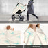 Hcpwzrf Space Age Turquoise s Baby Car Seat Cover & Nursing Cover - Breathable Stretch Multi-Use Cover