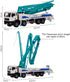 1:55 GoolRC Concrete Pump Truck, Scale Diecast Car Model Car, Simulation Engineering Machine Model
