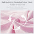 1 MIDDLE ONE C Shaped Pregnancy Pillow Cover, Breathable Velour Replacement Maternity Pillow Case with Zipper, Cover