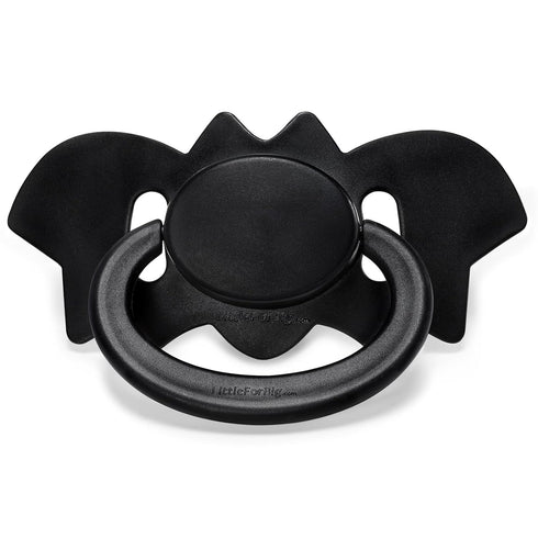 LittleForBig Bigshield Generation-II Adult Sized Pacifier - Baby Bat Pacifier Black
