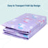 Wildkin Kids Cotton Nap Mat Cover - Unicorn, Soft Sewn-in Flap, Durable, Fits 1.5" Vinyl Sleep Mats