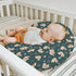 Sleeping Spring Animals Nursing Pillow Covers for Boy Girl Bear Deer Bunny Floral Leaves Nursery Pillow Slipcover
