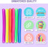 BUNMO Stretchy Strings, Sensory Toys for Toddlers 1-3, Fidget Toy for Anxiety & Stress Relief, Mini Smooth 12pk
