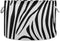 visesunny Collapsible Large Capacity Basket - Animal Zebra Stripe Clothes Toy Storage Hamper with Durable Cotton Handles