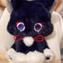 9'' Cat Plush Anime Scaramouche Wanderer Cat Stuffed Animal - Cute Soft Plushie Gift for Kids Xmas