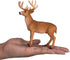 MOJO White Tail Buck Deer, Realistic International Wildlife Toy Replica, Hand Painted Figurine