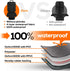 Seat,600D 2 VLM Car Seat Protector for Child Baby Car Waterproof Car Seat Cover with Thick Padding, Non-Slip Backing