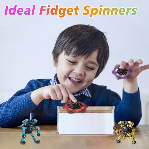 32 8-12, Gokeey Pcs Party Favors for Kids Treasure Box Toys for Classroom Prizes, Transformable Fidget Spinners Bulk