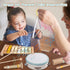 Baby Musical Instruments - Montessori Wooden Percussion Set for Toddlers 1-3, Modern Boho Xylophone Gifts