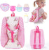 BABESIDE Baby Doll Carrier Set Realistic Baby Doll Accessories with Carrier, Bib,