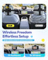 Elzeeo 1080P 32H Setup Wireless Baby Car Camera with Advanced Night Vision and Battery, No Wi-Fi Needed Easy Car Baby
