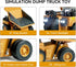 BRRRRT 1/64 Toy,8-Channel 3+ RC Dump Truck,Full Proportion Mini Dump Truck Remote Control Toy with Metal Bed & Light