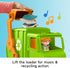Fisher-Price Little People Musical Recycling Truck Toy with Figure for Pretend Play Ages 1+ Years