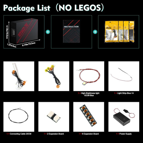 VONADO LED Light Kit for Lego Mars Space Base and Rocket 42605, Creative Lighting Set Accessories